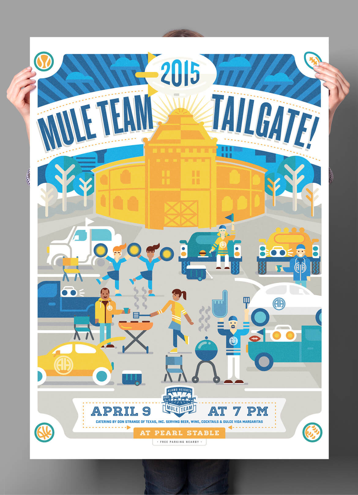 Alamo Heights 2015 Mule Team Poster